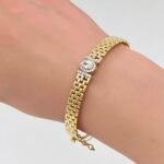 ⁦اسواره ذهب عيار 18 الوزن 10.24 جرام⁩ - الصورة ⁦4⁩