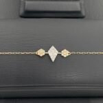 ⁦طقم ذهب عيار 18 الوزن 4.07 جرام⁩ - الصورة ⁦6⁩