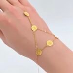 ⁦كف ذهب عيار 18 الوزن 1.11 جرام⁩ - الصورة ⁦3⁩