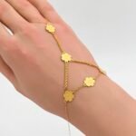 ⁦كف ذهب عيار 18 الوزن 1.11 جرام⁩ - الصورة ⁦3⁩