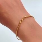 ⁦اسواره ذهب عيار 21 الوزن 2.07 جرام⁩ - الصورة ⁦3⁩