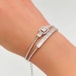 ⁦اسواره ذهب عيار 18 الوزن 9.11 جرام⁩ - الصورة ⁦3⁩