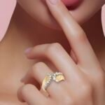 ⁦خاتم ذهب عيار 18 الوزن 1.42 جرام⁩ - الصورة ⁦2⁩