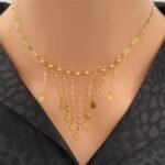 عقد ذهب عيار 18 الوزن 2.49 جرام