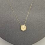 ⁦عقد ذهب عيار 18 الوزن 0.73 جرام⁩ - الصورة ⁦4⁩