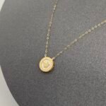 ⁦عقد ذهب عيار 18 الوزن 0.73 جرام⁩ - الصورة ⁦3⁩