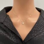 عقد ذهب عيار 18 الوزن 0.47 جرام