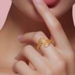 ⁦خاتم ذهب عيار 21⁩ - الصورة ⁦2⁩