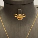 ⁦نصف طقم ذهب عيار 21 الوزن 4.63 جرام⁩ - الصورة ⁦2⁩