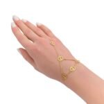 كف ذهب عيار 18 الوزن 0.95 جرام