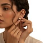 حلق طبي ذهب عيار 18 الوزن 0.26 جرام