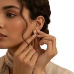 حلق طبي ذهب عيار 18 الوزن 0.33 جرام