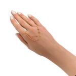 كف هيفاء ذهب عيار 21 الوزن 1.10 جرام