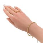 اسواره ذهب عيار 18 الوزن 9.44 جرام