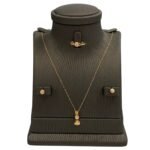 نصف طقم ذهب عيار 21 الوزن 2.60 جرام