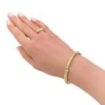 اسواره ذهب عيار 18 الوزن 9.82 جرام